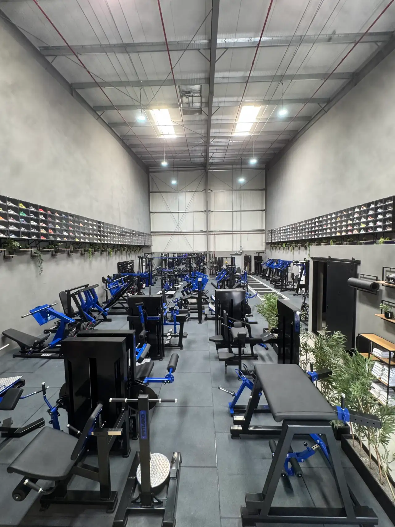 Private gym training floor in Al Quoz, Dubai